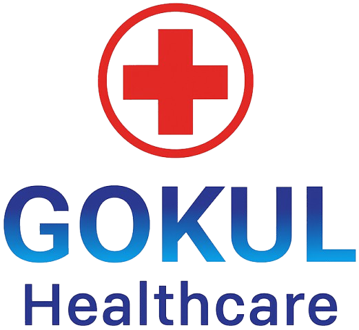 Gokul Healthcare Full Logo